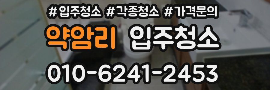 약암리 이사청소