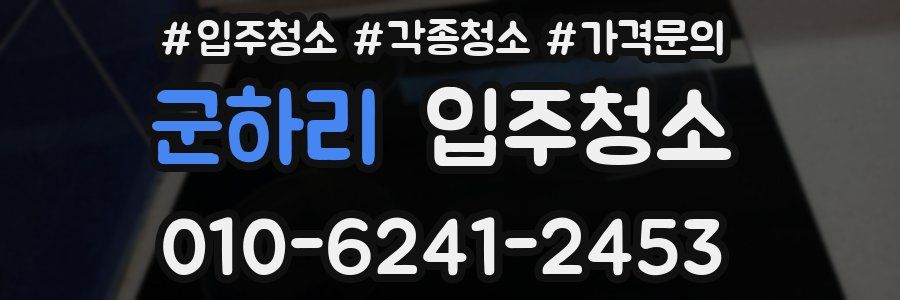 군하리 이사청소