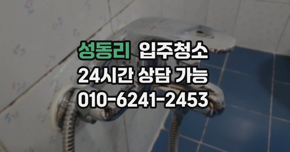 성동리 입주청소