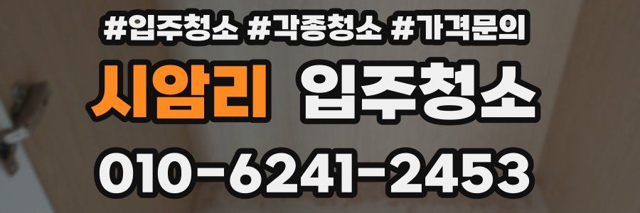 시암리 이사청소