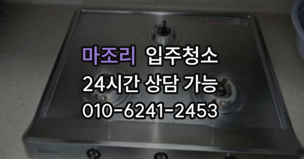 마조리 입주청소