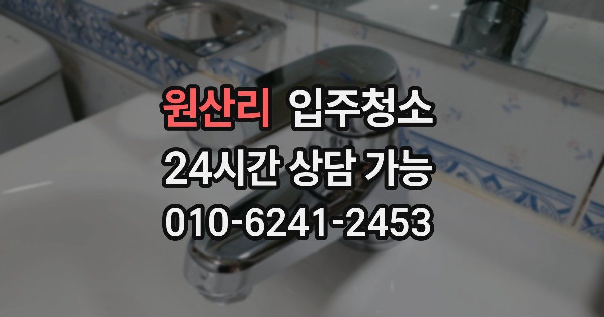 원산리 입주청소