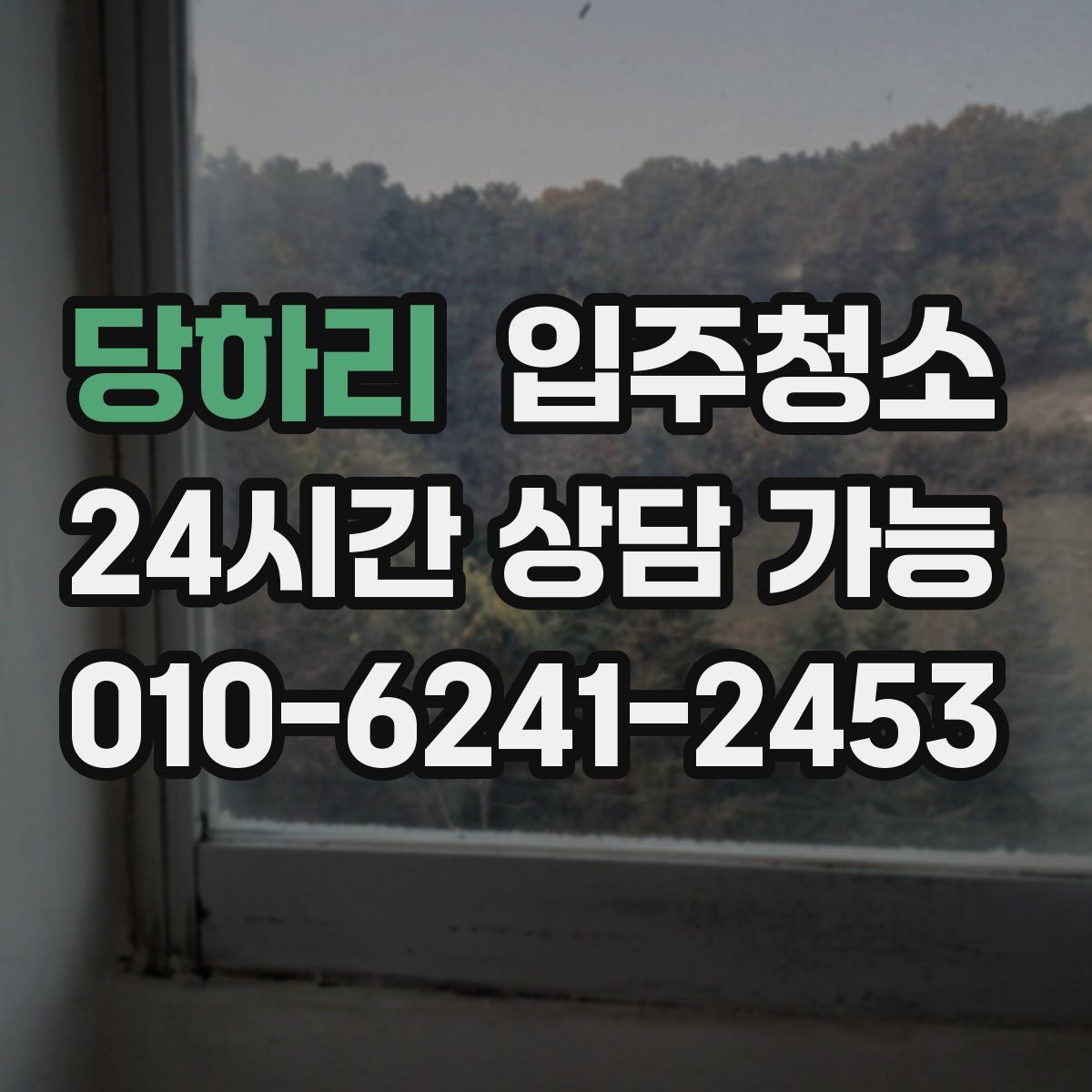 당하리 원룸청소