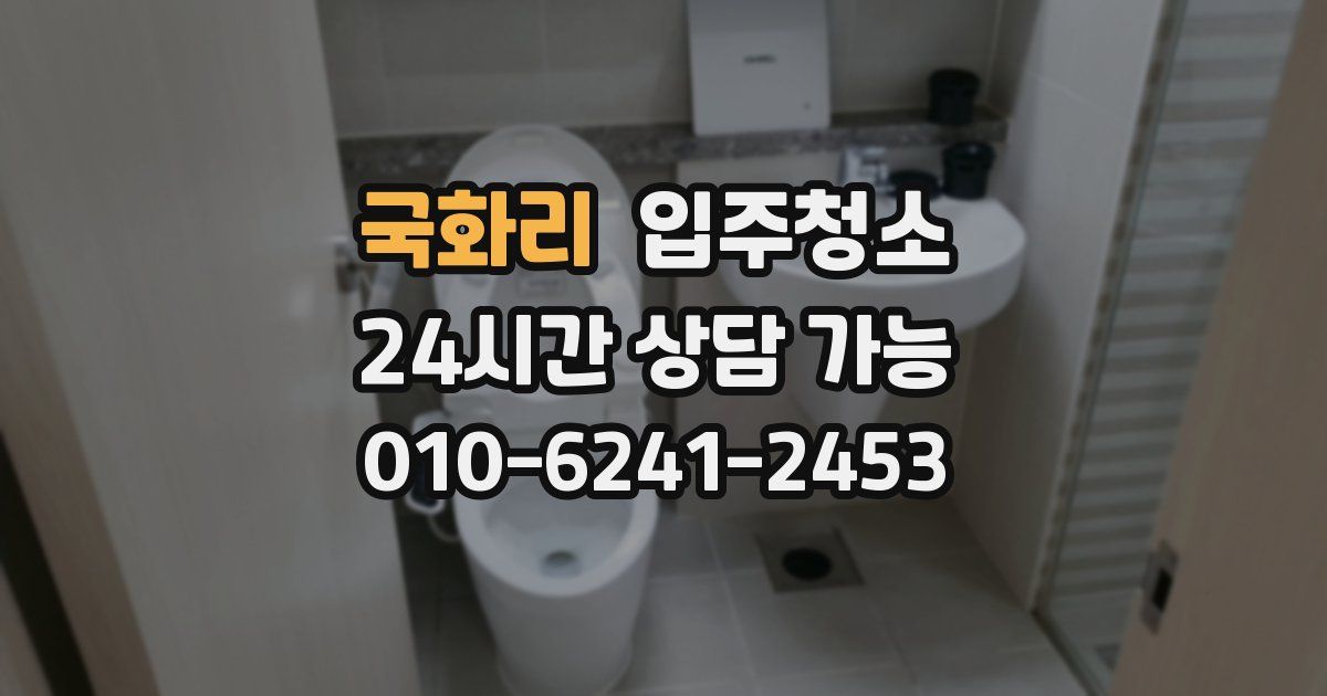 국화리 입주청소