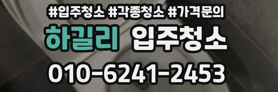 하길리 이사청소