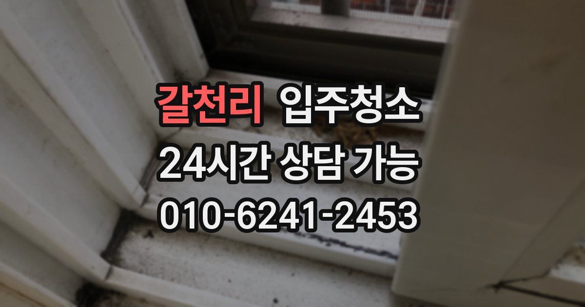 갈천리 입주청소