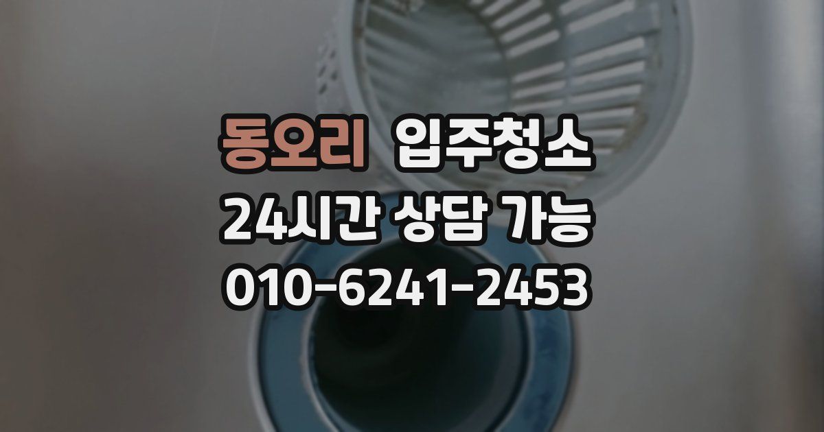 동오리 입주청소