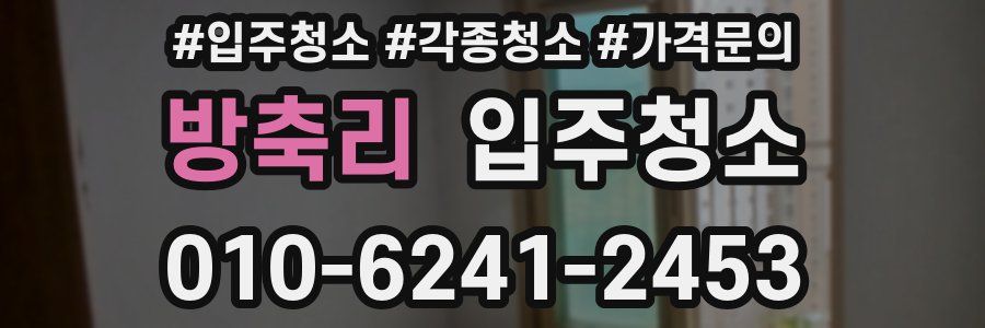 방축리 이사청소