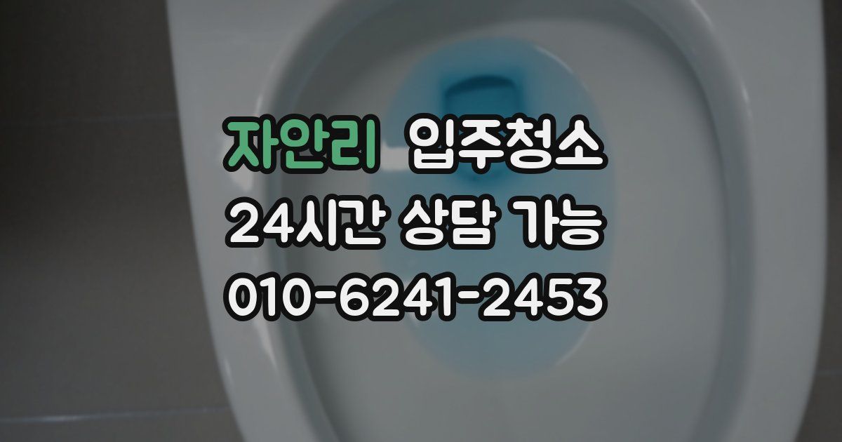 자안리 입주청소