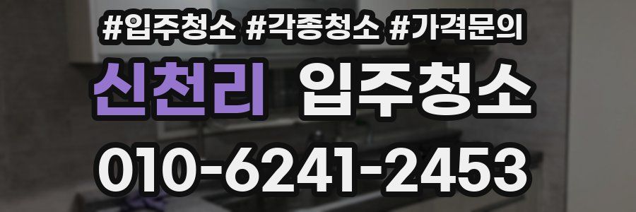 신천리 이사청소