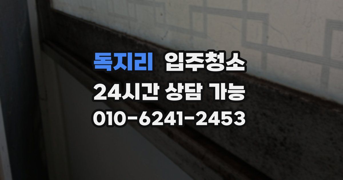 독지리 입주청소