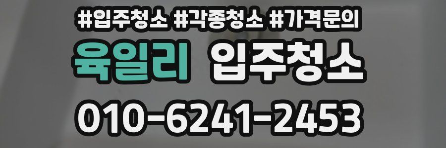 육일리 이사청소