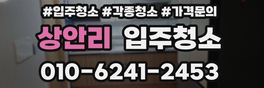 상안리 이사청소