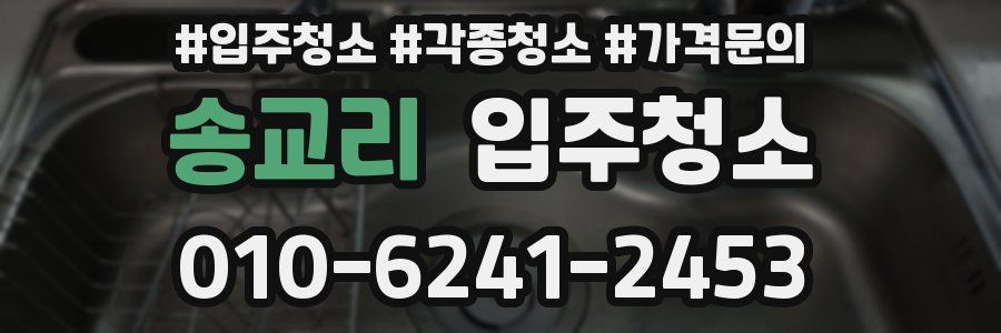 송교리 이사청소