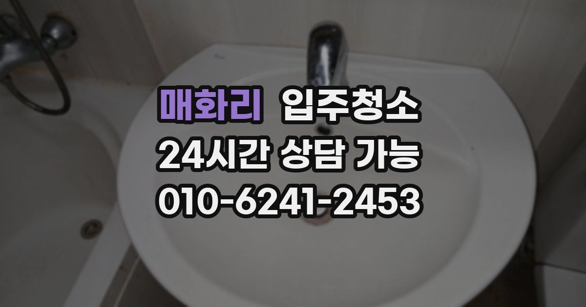 매화리 입주청소
