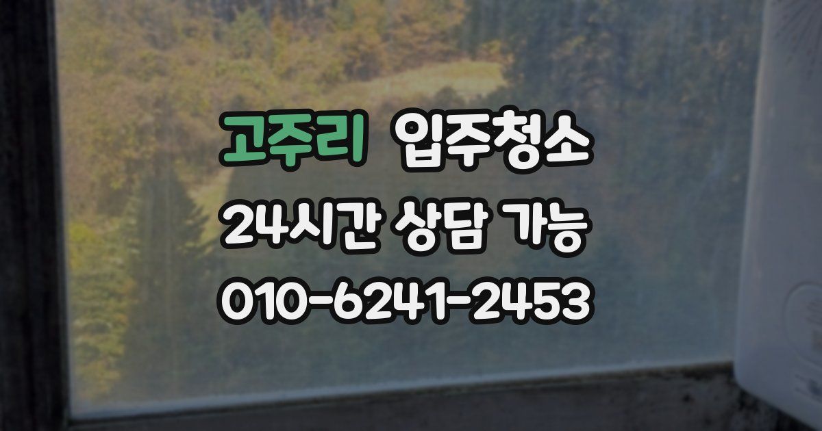 고주리 입주청소