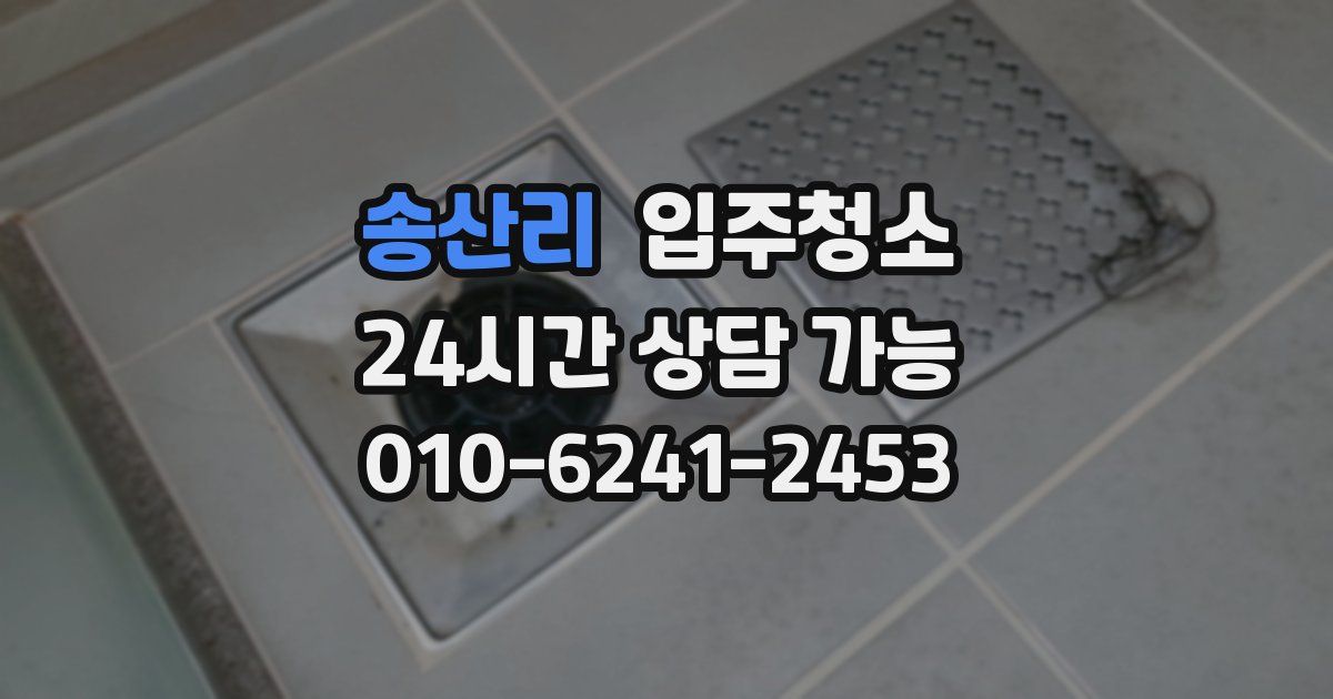 송산리 입주청소
