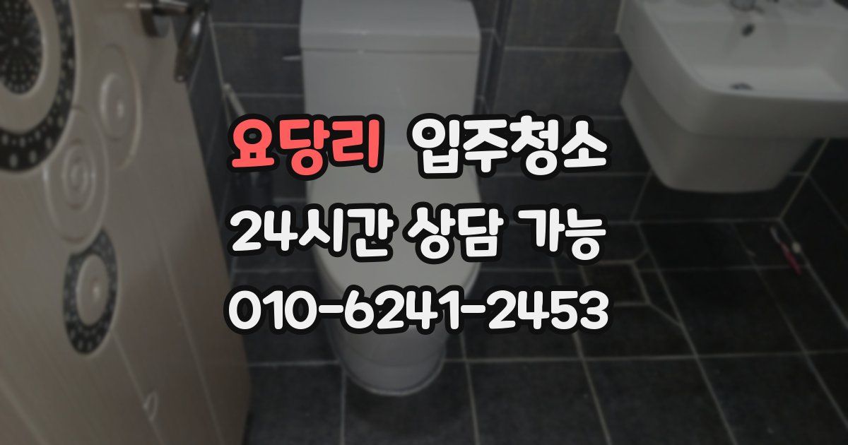 요당리 입주청소