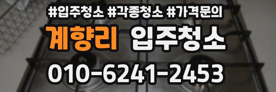 계향리 이사청소