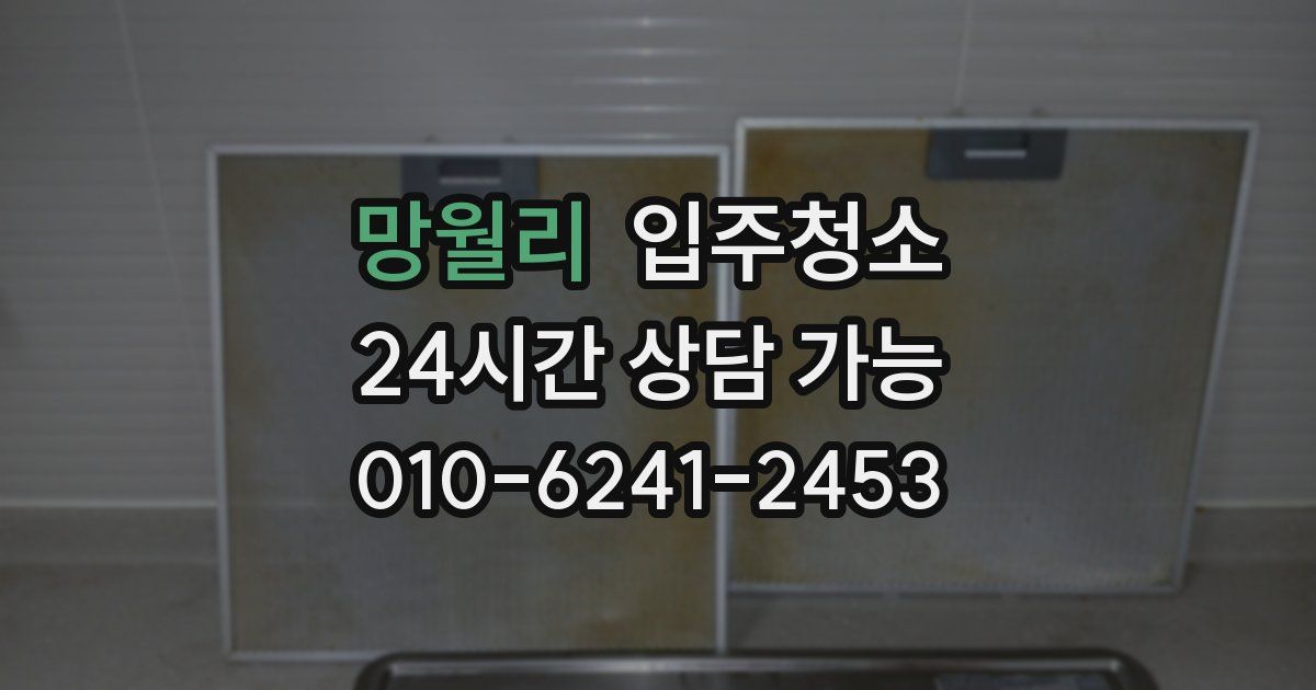 망월리 입주청소