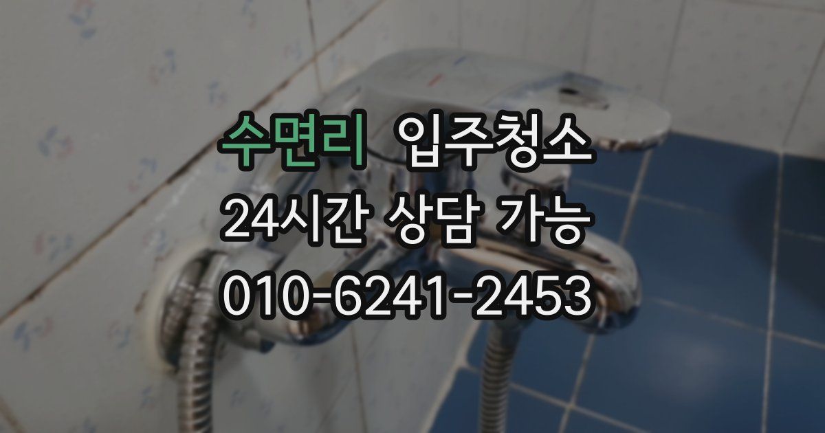 수면리 입주청소