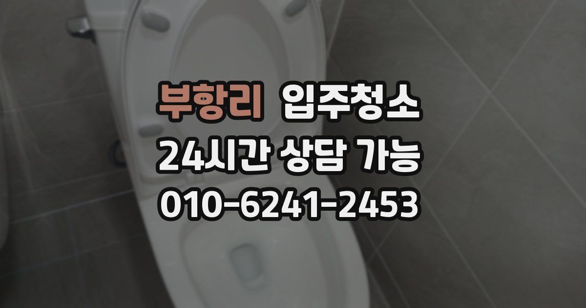 부항리 입주청소