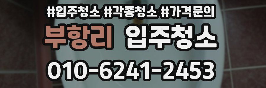 부항리 이사청소