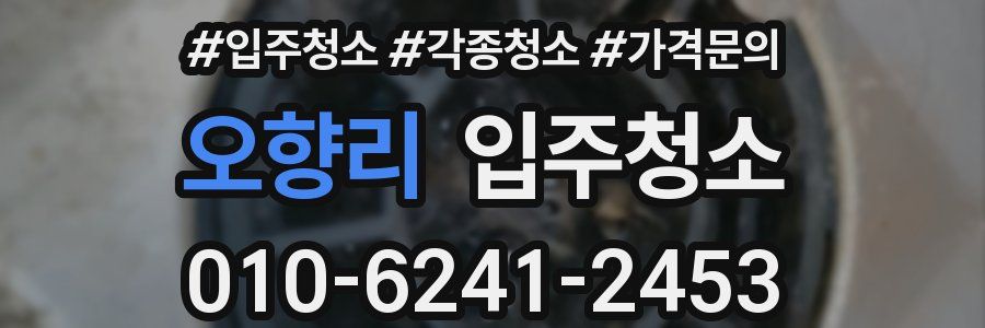 오향리 이사청소