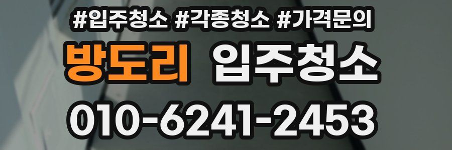 방도리 이사청소