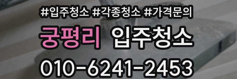 궁평리 이사청소