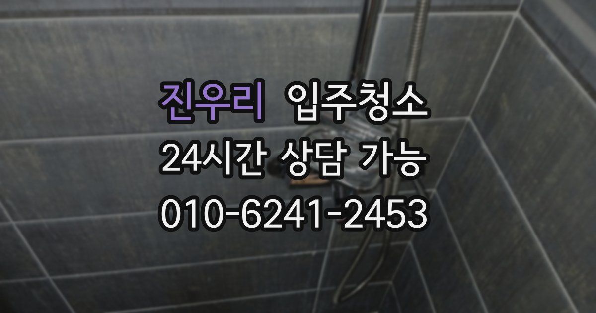 진우리 입주청소