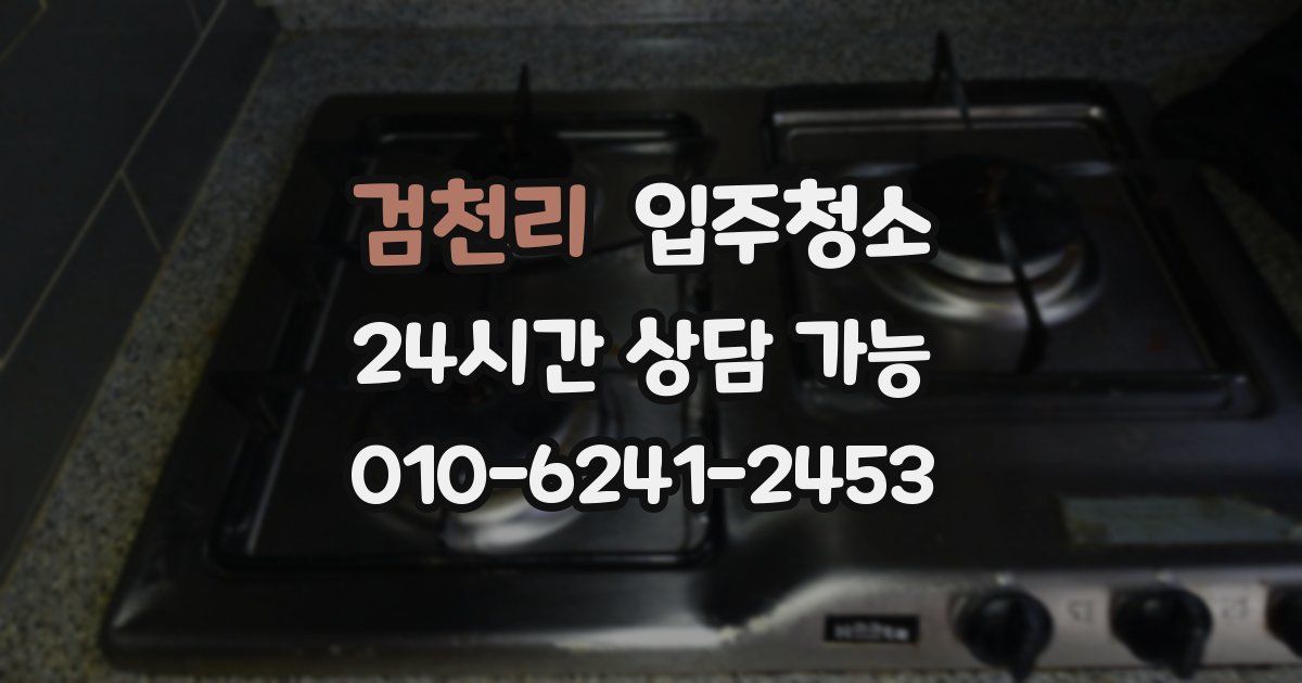 검천리 입주청소