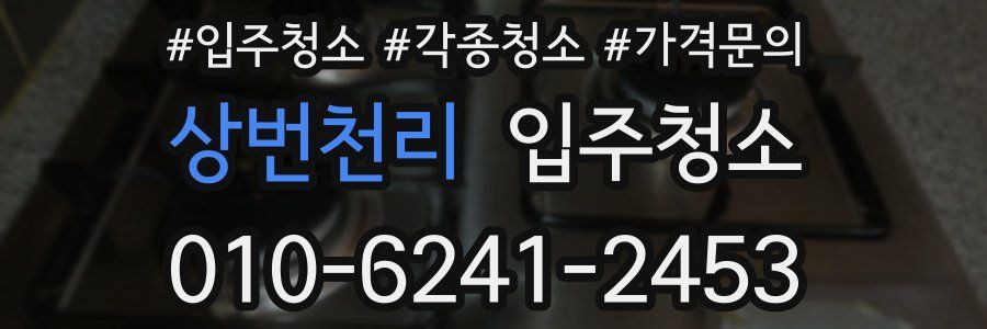 상번천리 이사청소