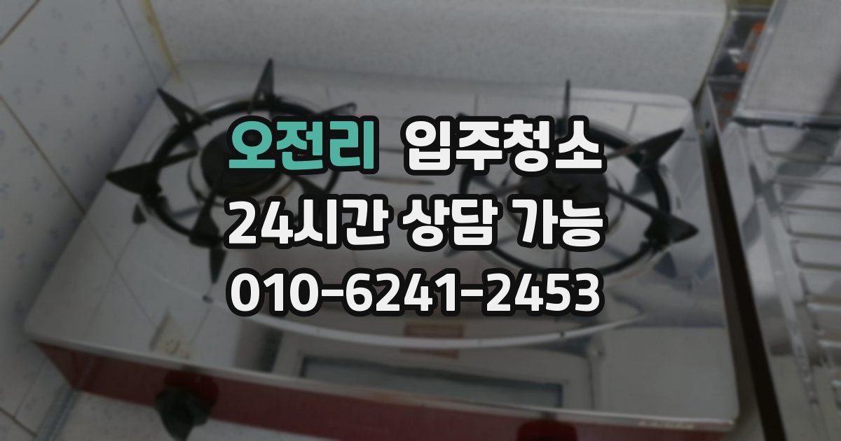 오전리 입주청소