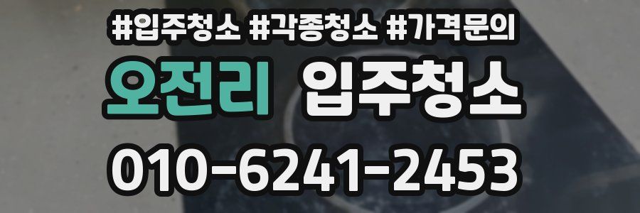 오전리 이사청소