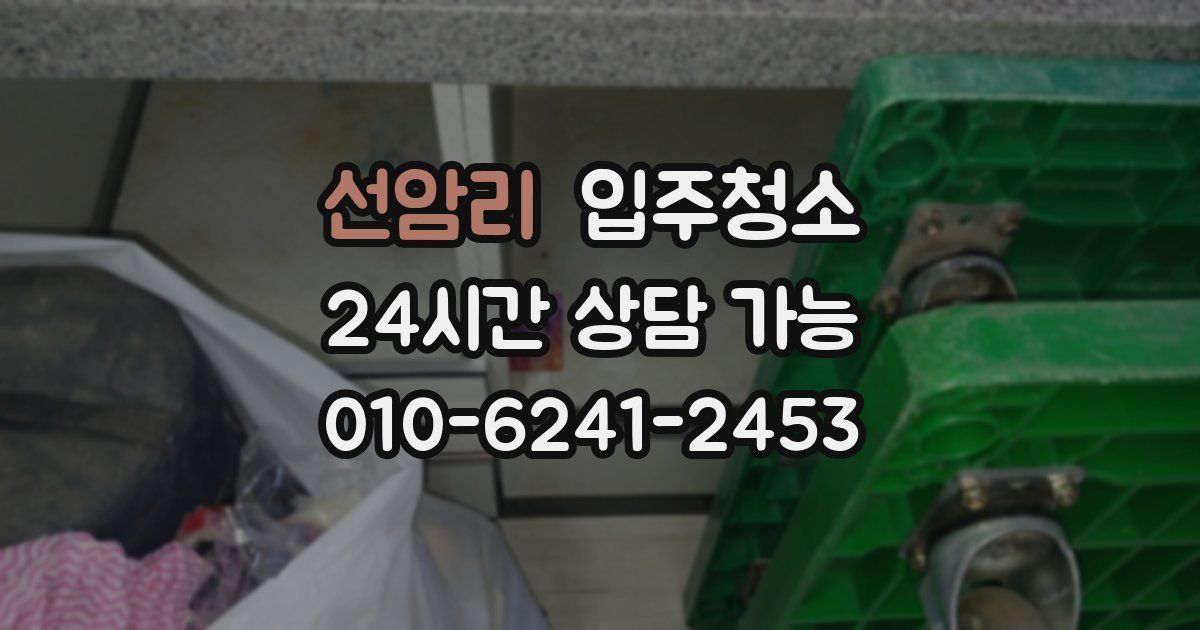 선암리 입주청소