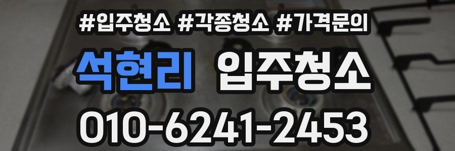 석현리 이사청소