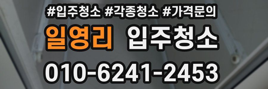 일영리 이사청소