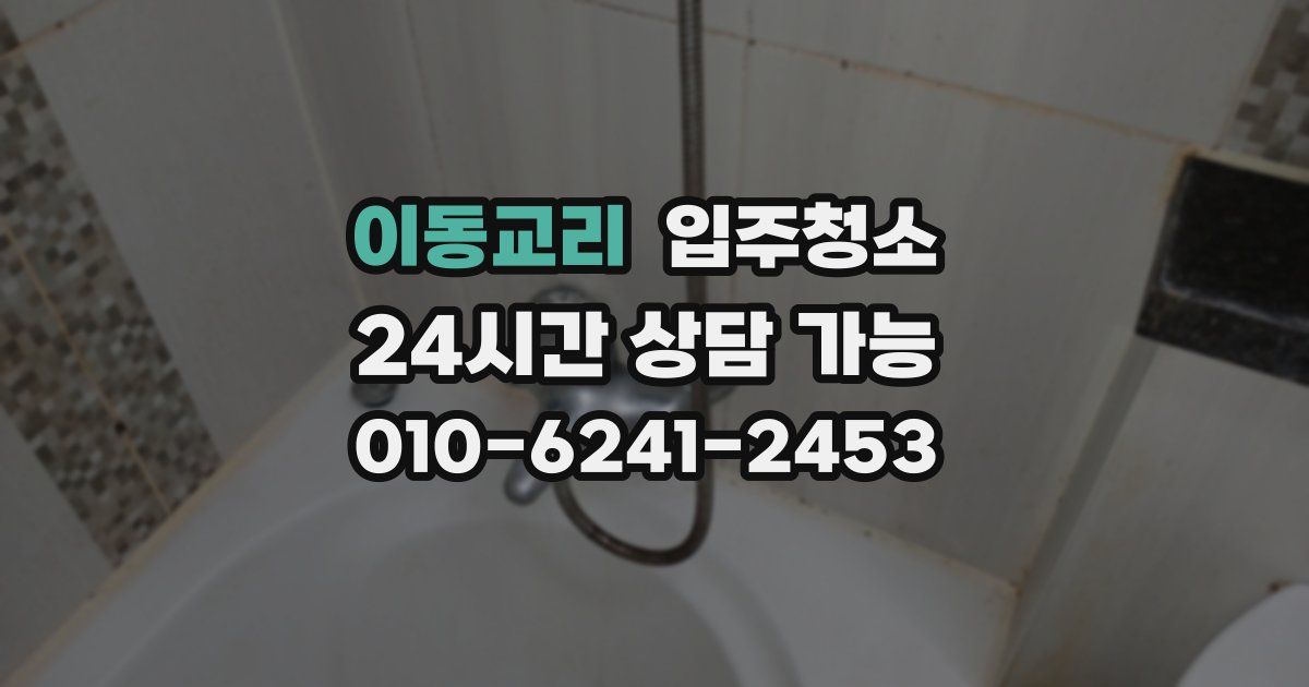 이동교리 입주청소