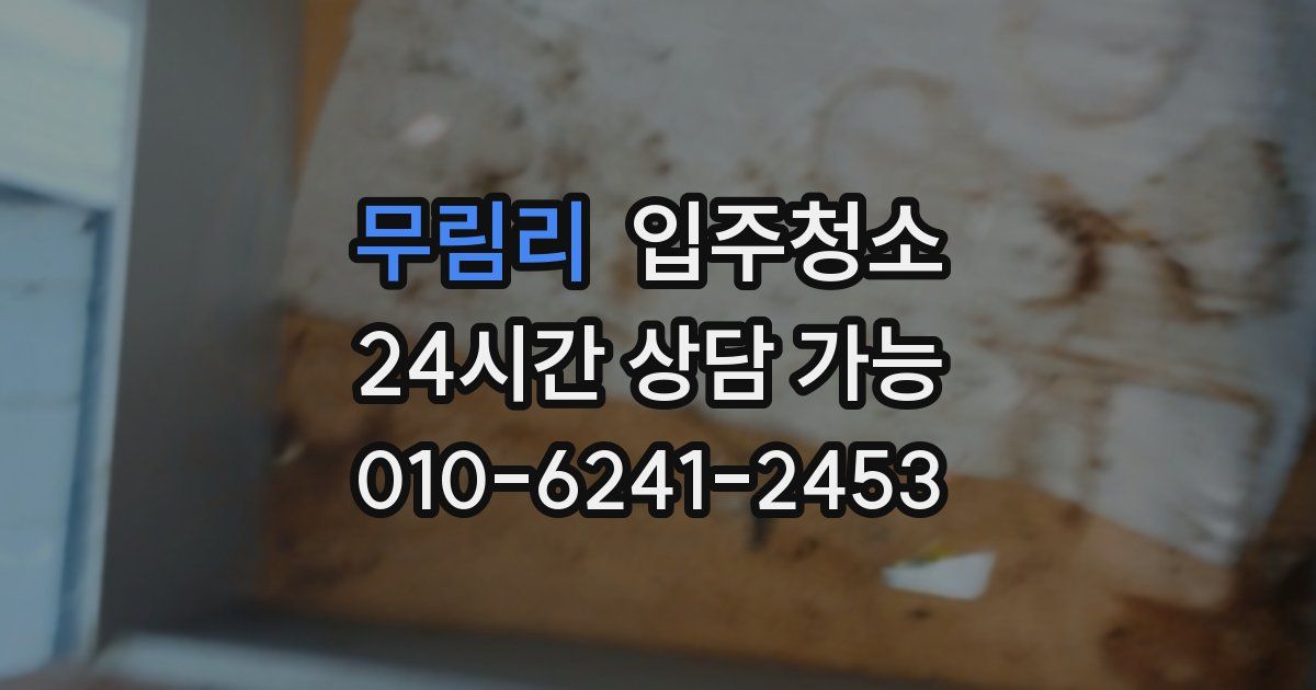 무림리 입주청소