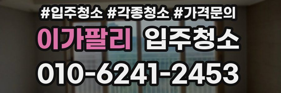 이가팔리 이사청소