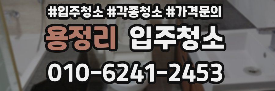 용정리 이사청소