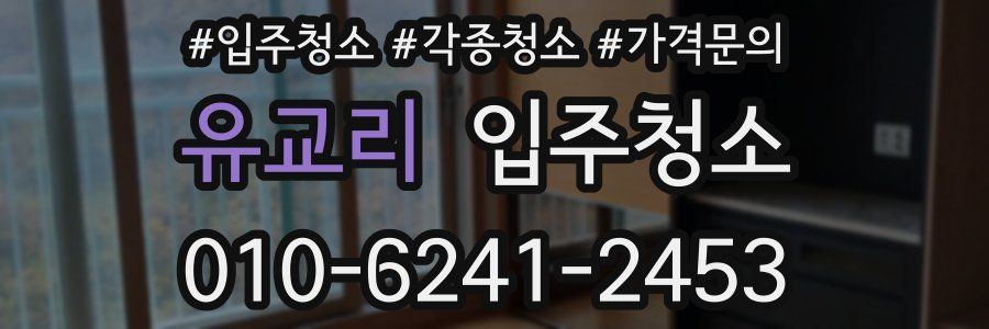 유교리 이사청소