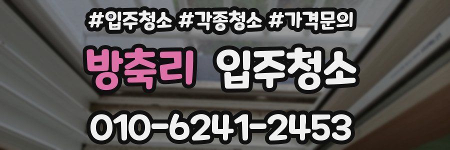 방축리 이사청소