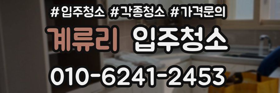 계류리 이사청소