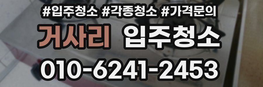 거사리 이사청소