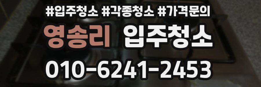 영송리 이사청소