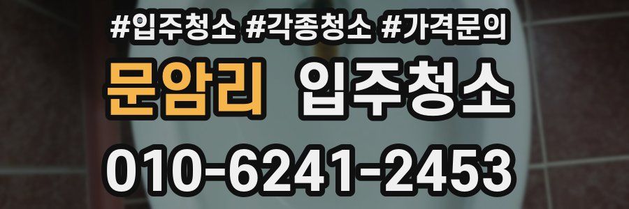 문암리 이사청소