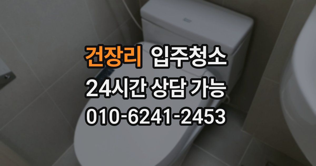 건장리 입주청소