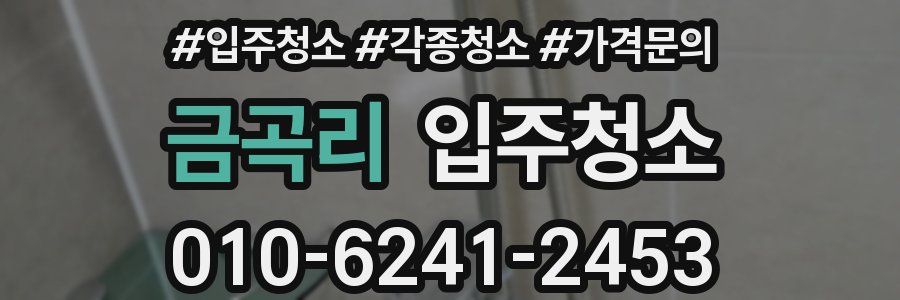 금곡리 이사청소